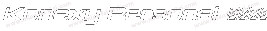 Konexy Personal字体转换